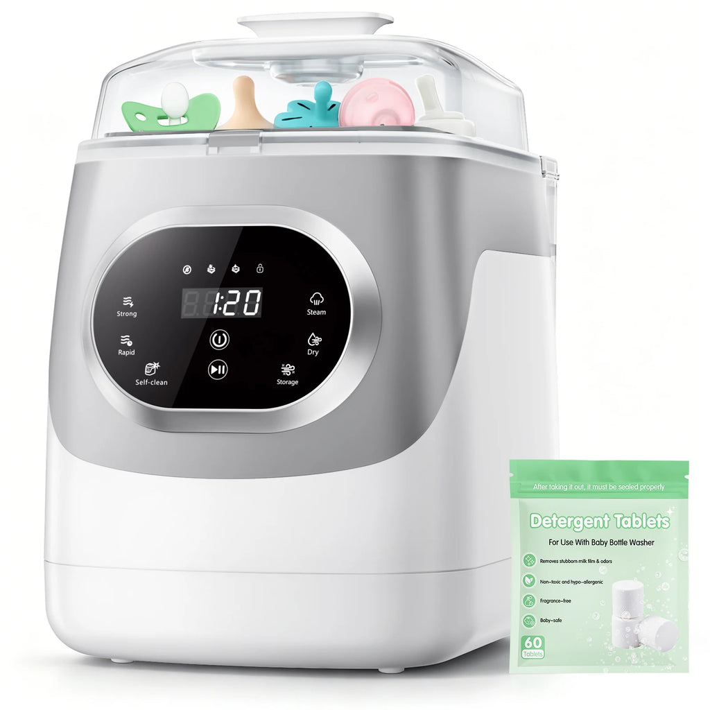 Baby Bottle Washer, Sterilizer & Dryer – Multi-Function Bottle Care Machine