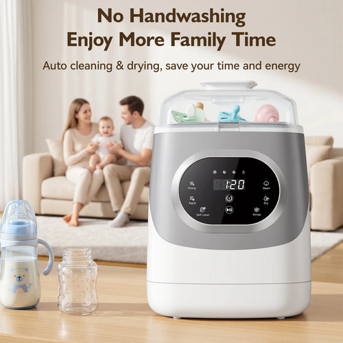 Baby Bottle Washer, Sterilizer & Dryer – Multi-Function Bottle Care Machine