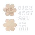 Baby Wooden Train Milestone Cards – 14-Piece Set with Organizer Box