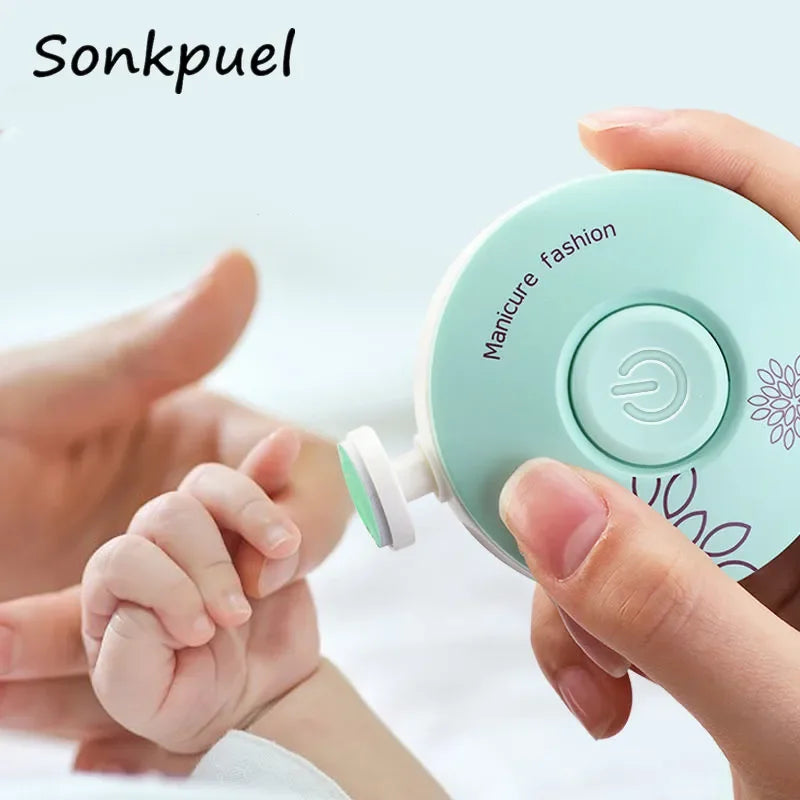 Baby Electric Nail Trimmer – Gentle Nail Filer & Manicure Tool for Infants